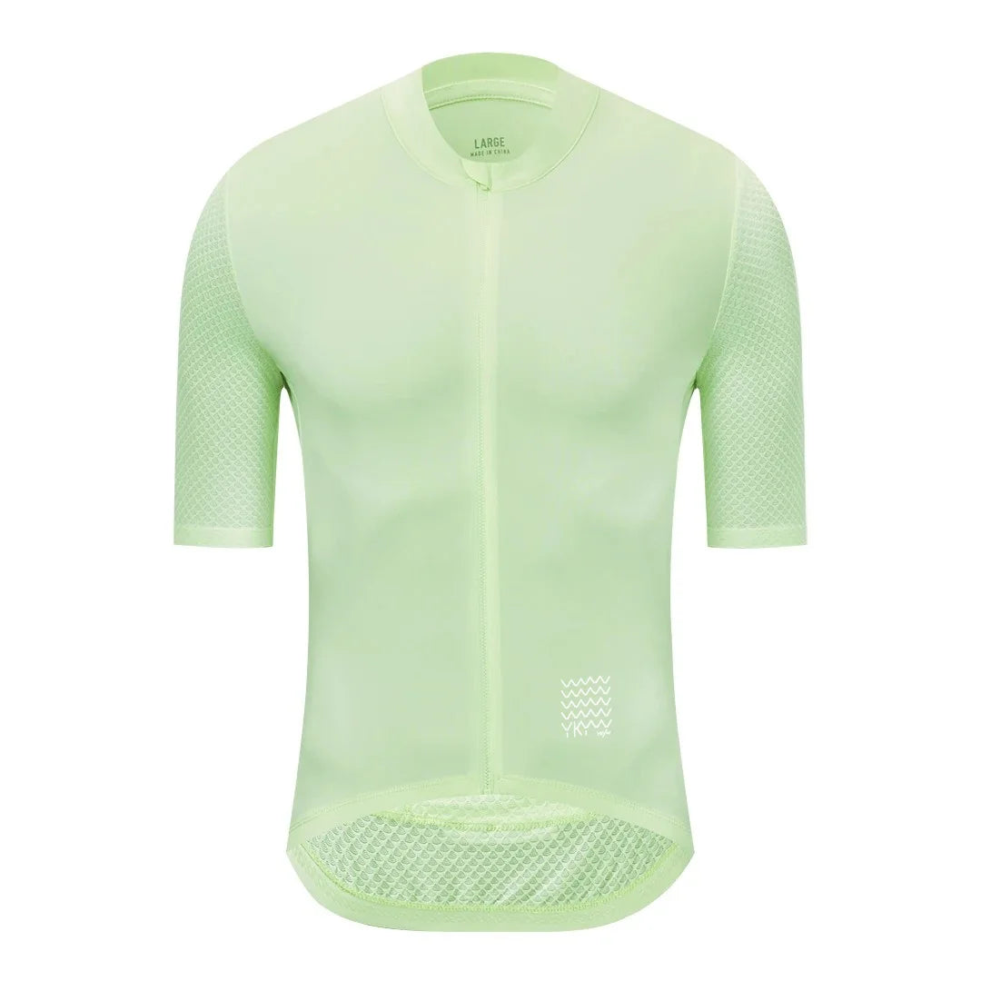 YKYWBIKE Men's Classic Cycling Jersey Summer Bicycle Pro Team Short Sleeve Shirt Cycling Maillot Road Bike Breathable Clothing