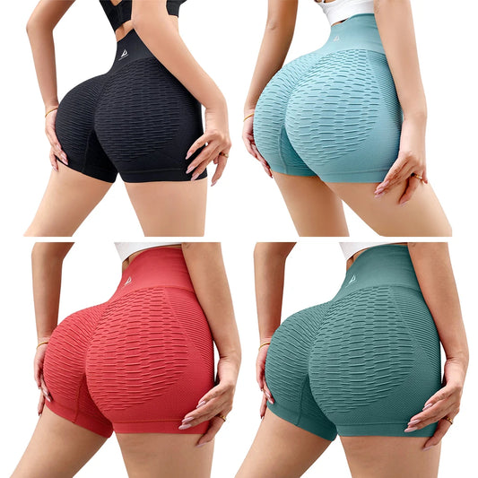 Workout Shorts for Women Butt Lifting Running Shorts High Waisted Exercise Fitness Shorts for Workout Gym Yoga Running