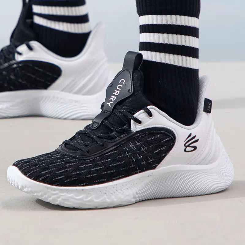 Under Armour Men Basketball Shoes Team Curry 9 Lightweight Cushioning Low Top Sneakers Training Shoes Sports Footwear
