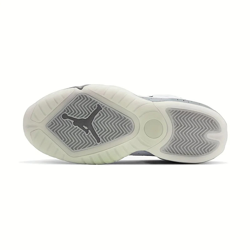 Nike Jordan Men's Air Cushioned Basketball Shoes AR4430-101 Middle-top Sports Cushioning Casual Shoes Simple Training Shoes