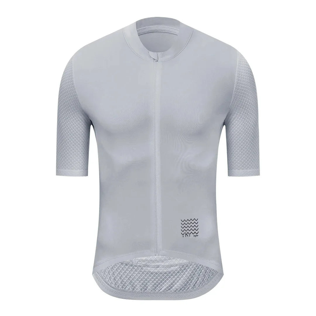 YKYWBIKE Men's Classic Cycling Jersey Summer Bicycle Pro Team Short Sleeve Shirt Cycling Maillot Road Bike Breathable Clothing