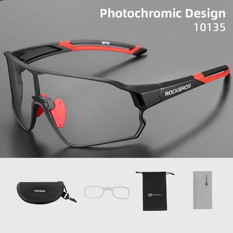 UV400 Photochromic Cycling Sunglasses