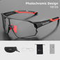 UV400 Photochromic Cycling Sunglasses
