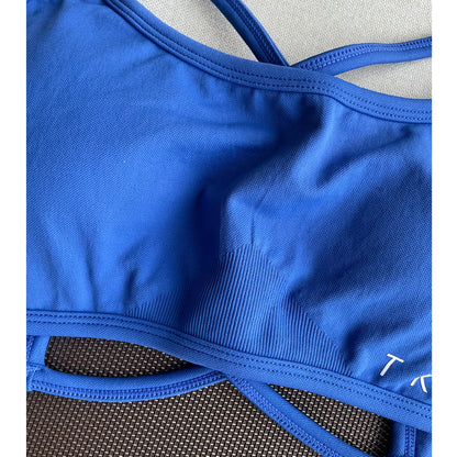 2Pieces  Sports Bra Seamless Spandex Women Fitness Elastic Underwear