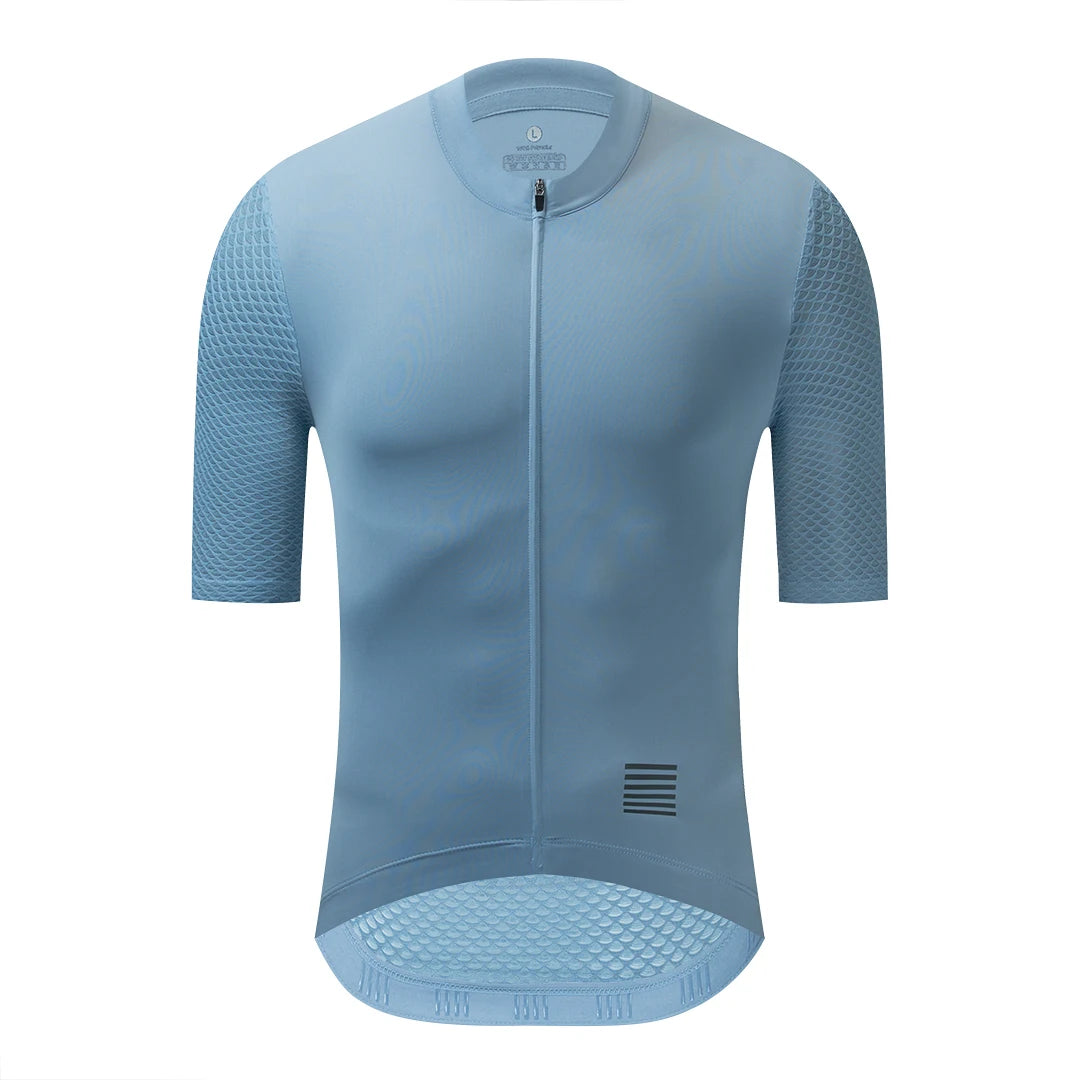 YKYWBIKE Men's Classic Cycling Jersey Summer Bicycle Pro Team Short Sleeve Shirt Cycling Maillot Road Bike Breathable Clothing