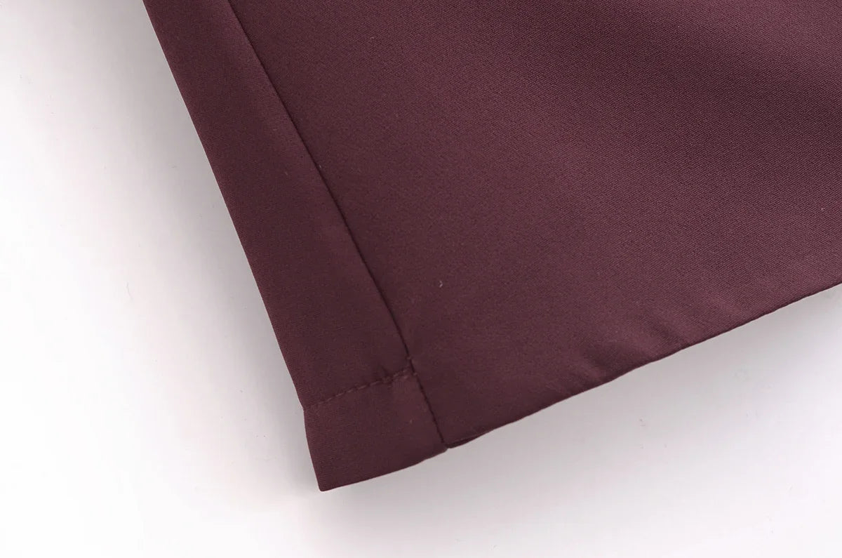 TFMLN New Spring Women Solid Skort Fashion Causal Side Zipper Mini Shorts Skirts Vintage High Waist Streetwear Shorts Skirts