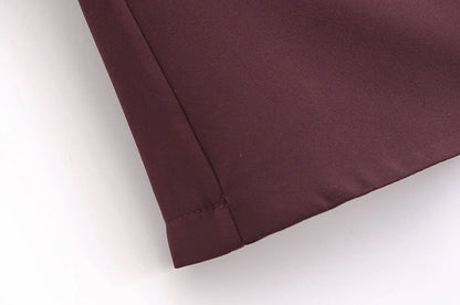 TFMLN New Spring Women Solid Skort Fashion Causal Side Zipper Mini Shorts Skirts Vintage High Waist Streetwear Shorts Skirts