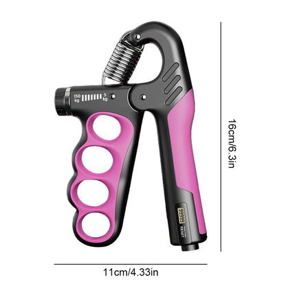 5-100Kg Hand Grip Strengthener Adjustable Resistance Arm Wrist Forearm Trainer Anti Slip Hand Strength Exerciser with Counter