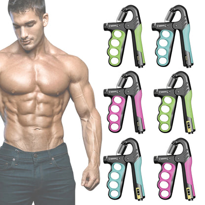 Hand Grip Strengthener Grip Strength Trainer Ergonomic Handle Arm Wrist Forearm Trainer Ergonomic Hand Gripper for Gym Fitness