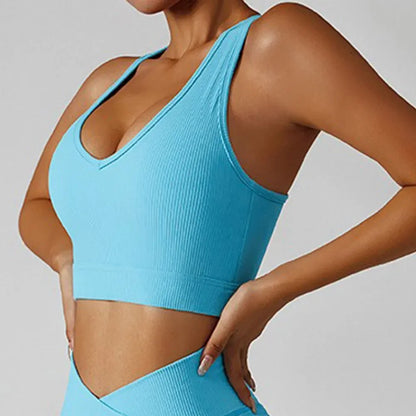 Women's 3 Piece Yoga Set  Sports Jacket Bra Legging Workout Gym Push Up Yoga Sportswear Suit Fitness