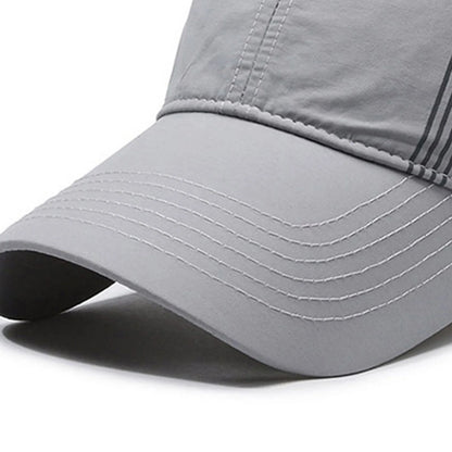 Fashion Solid Baseball Caps for Men breathable Mesh Sports Casual Visors hat Quick Drying Summer Hollow out Hip Hop Cap