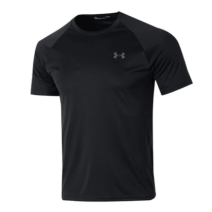 Under Armour Short-Sleeved T-Shirt Men's Sportswear Running Fitness Training Base Layer Elastic Breathable Round Neck T-Shirt 1327965-001