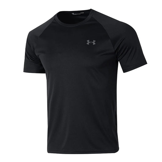 Under Armour Short-Sleeved T-Shirt Men's Sportswear Running Fitness Training Base Layer Elastic Breathable Round Neck T-Shirt 1327965-001