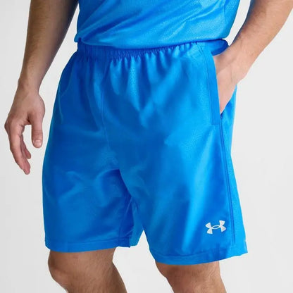 Under Armour Men's Breathable Training Shorts with Half Zip Design Fitness Enthusiasts Sports Wear Sweatpants Accessories