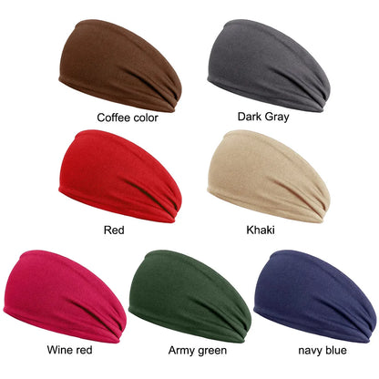 Men Women Hair Bandage Elastic Running Quick-Drying Headband Porosity Yoga Headband Sweat Bandage for Jog Basketball Running