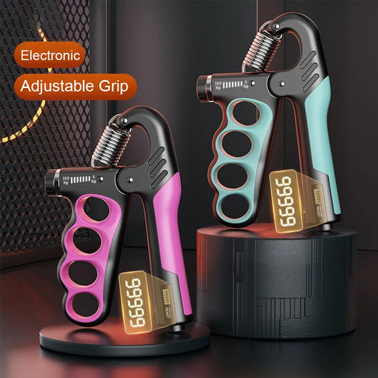 5-100Kg Hand Grip Strengthener Adjustable Resistance Arm Wrist Forearm Trainer Anti Slip Hand Strength Exerciser with Counter