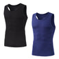 2Pcs/Pack Men's Tank Top Sleeveless Gym T-Shirt Man Vest Solid Color Compression Undershirts Men Tops High-Quality Bamboo Fiber