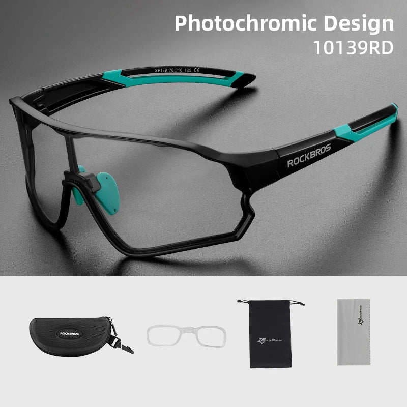 UV400 Photochromic Cycling Sunglasses