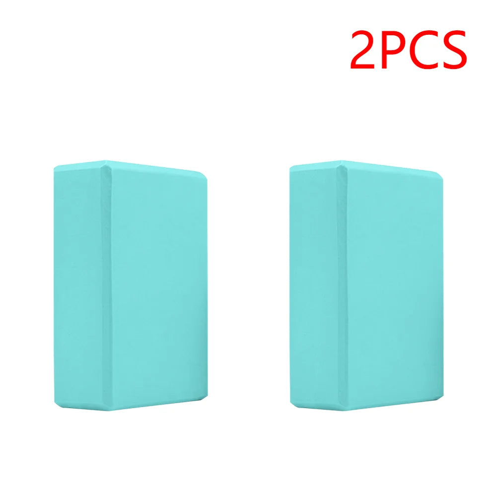 2-5PCS EVA Yoga Block Gym Training Blocks Moisture-Proof High Density Yoga Blocks Body Shaping Yoga Blocks for Meditation
