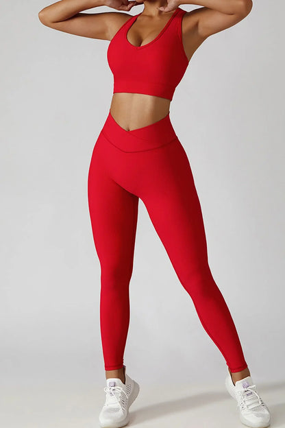 Women's 3 Piece Yoga Set  Sports Jacket Bra Legging Workout Gym Push Up Yoga Sportswear Suit Fitness