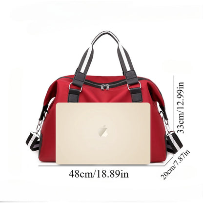 2025 new fashionable multi-functional short travel bag, large-capacity ladies' handbag, basketball sports and fitness bag