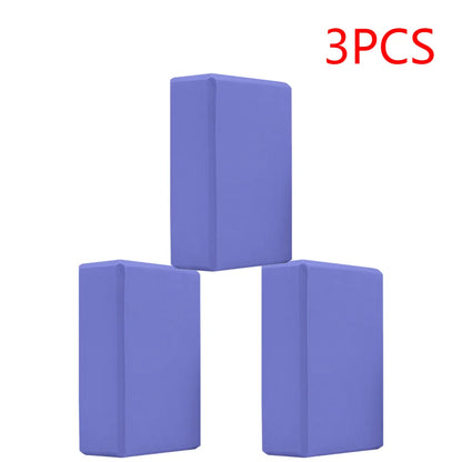 2-5PCS EVA Yoga Block Gym Training Blocks Moisture-Proof High Density Yoga Blocks Body Shaping Yoga Blocks for Meditation