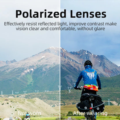 ROCKBROS Bike Glasses Polarized / Photochromic UV400 Sun Protection Sports Eyewear Bicycle Sunglasses MTB Road Cycling Glasses