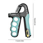 5-100Kg Hand Grip Strengthener Adjustable Resistance Arm Wrist Forearm Trainer Anti Slip Hand Strength Exerciser with Counter