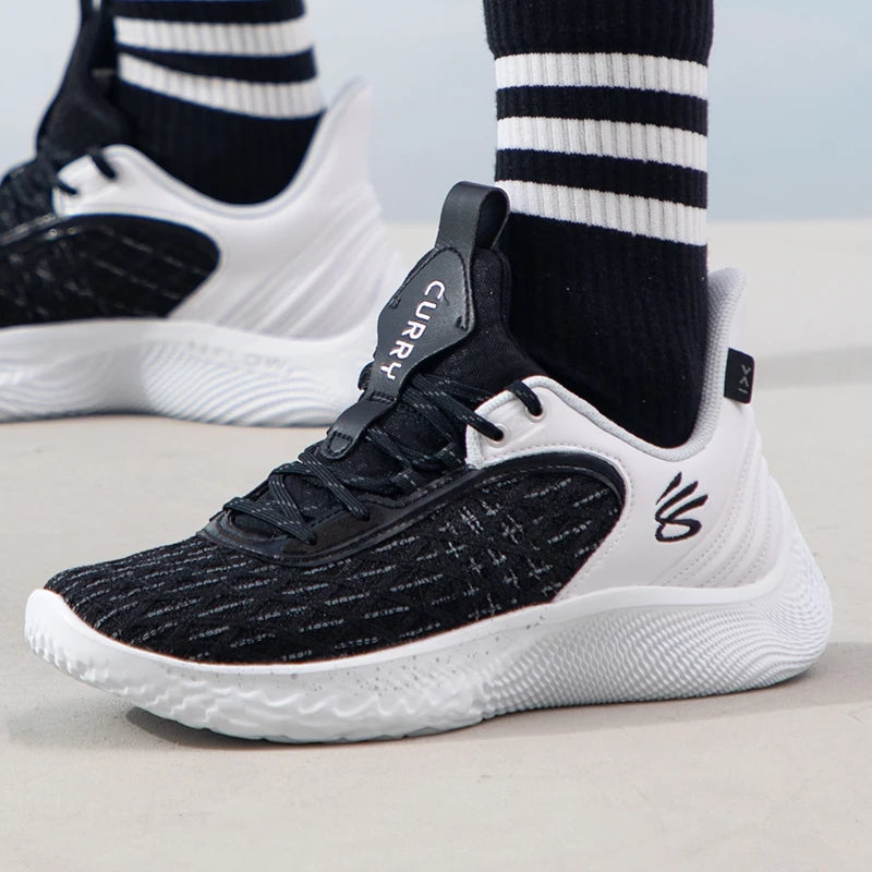 Under Armour Men Basketball Shoes Team Curry 9 Lightweight Cushioning Low Top Sneakers Training Shoes Sports Footwear