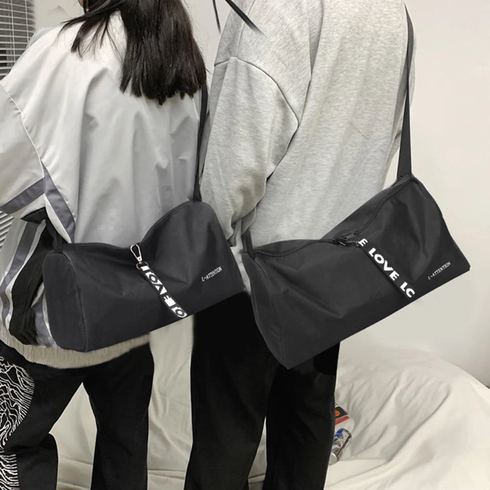 Portable Yoga Gym Sports Bag Multifunction Fashion Fitness Travel Handbag 600D Nylon Adjustable Strap for Weekend Training