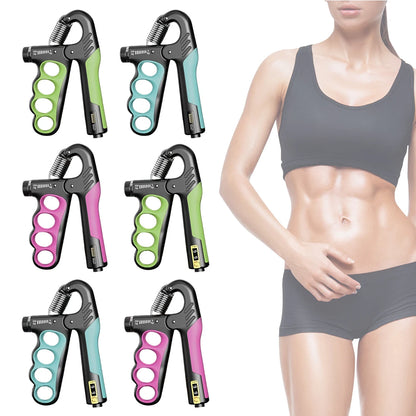 Hand Grip Strengthener Grip Strength Trainer Ergonomic Handle Arm Wrist Forearm Trainer Ergonomic Hand Gripper for Gym Fitness