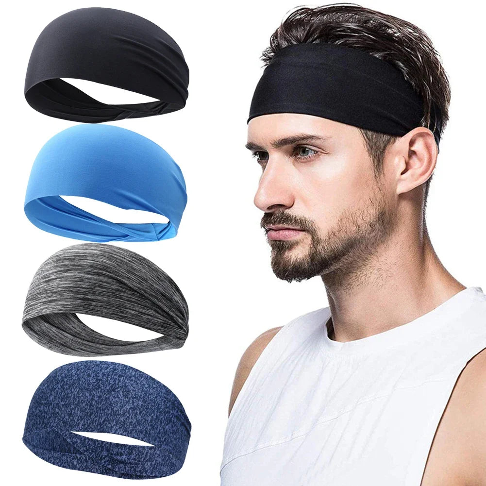Elastic Sports Running Fitness Elastic Sweatband