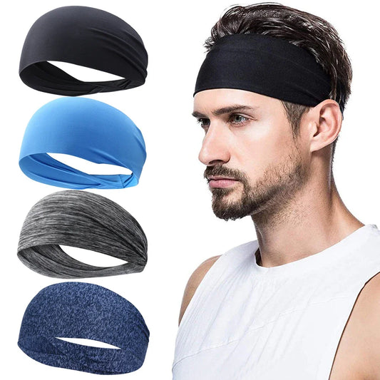 Elastic Sports Running Fitness Elastic Sweatband