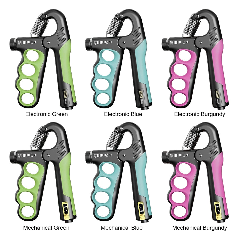 Hand Grip Strengthener Grip Strength Trainer Ergonomic Handle Arm Wrist Forearm Trainer Ergonomic Hand Gripper for Gym Fitness