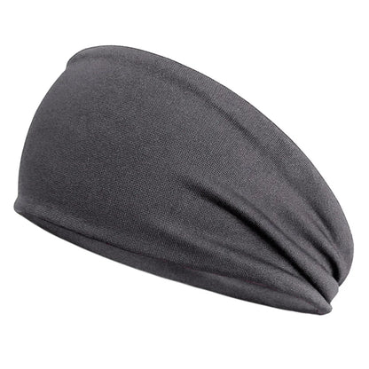 Sport Headband Fitness Sweat Bandage Head Hair Band Tennis Yoga Absorb Sweat Head Band Basketball Running Sweatband Women Men