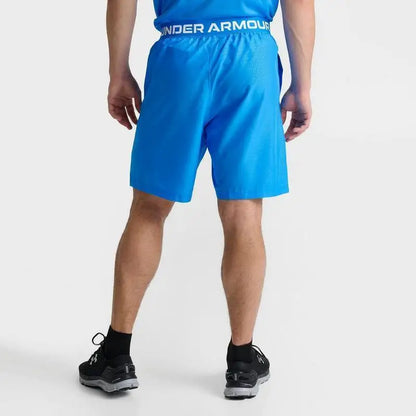 Under Armour Men's Breathable Training Shorts with Half Zip Design Fitness Enthusiasts Sports Wear Sweatpants Accessories