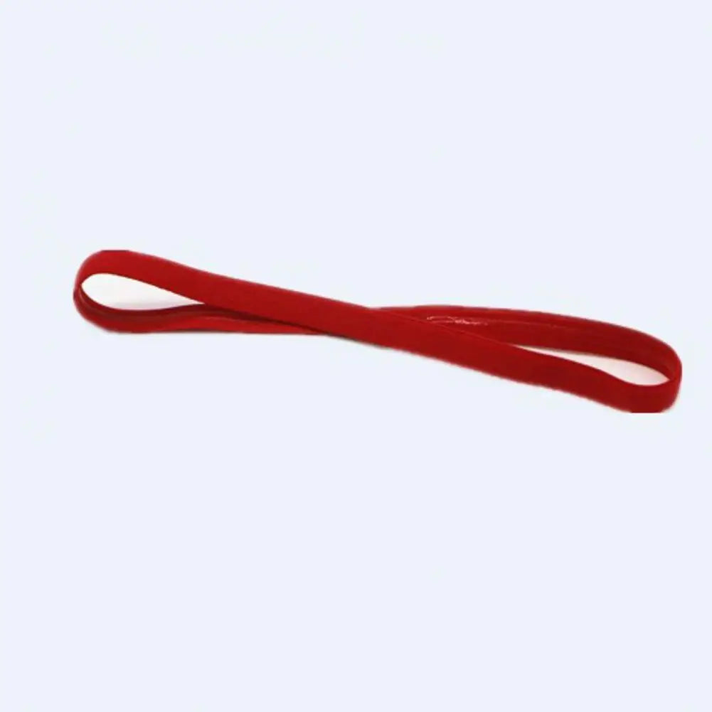 Elastic Headband Solid Color Running Sweatband Fitness Hair Ties for Yoga Sports Gym